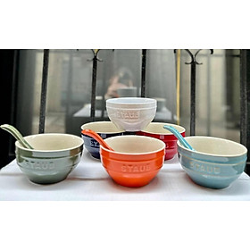 Set 6 bát cơm Staub cầu vồng 12cm Hàng chính hãng