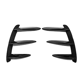 1 Pair Car Rear Lip Bumper Canards Vents Replacement for Mercedes Benz W176 A200 A250 A45 AMG