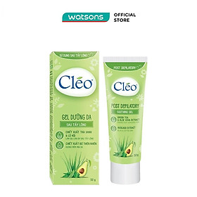 Gel Làm Dịu Da Sau Tẩy Lông Cléo Giúp Chậm Mọc Lông Chiết Xuất Bơ Và Lô Hội 50g