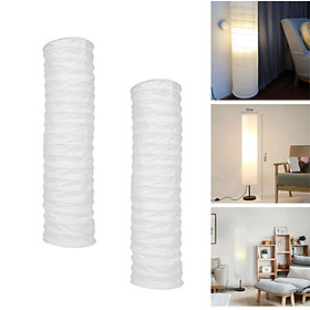 Hình ảnh 2xWhite Paper Design Floor Lamp Shade for Living Room Floor Lamp