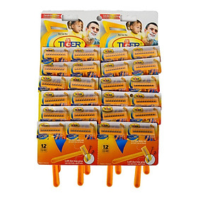 Dao cạo râu 2 lưỡi Tiger (24 cây/ Vỉ)