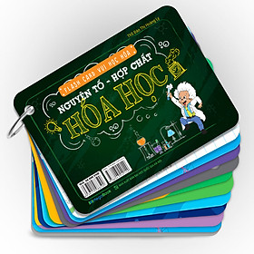 Sách Flashcard Vui Học Hóa: Nguyên Tố - Hợp Chất Hóa Học
