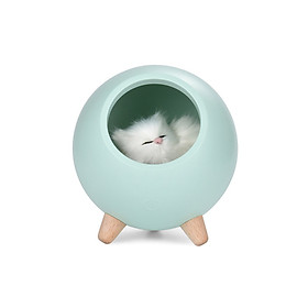 1200mAh Touch Adjustable LED Night Table Light USB Rechargeable Small Cat Pet House Atmosphere Lamp for Baby