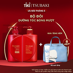 Bộ Đôi TSUBAKI Dưỡng Tóc Bóng Mượt (490ml/chai)