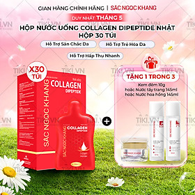 [NEW] Nước uống đẹp da Collagen Dipeptide Sắc Ngọc Khang tinh khiết nhập khẩu từ Nhật Bản, đạt chuẩn hàm lượng hấp thụ nhanh & vượt trội giúp trẻ hóa làn da - săn chắc và sáng mịn