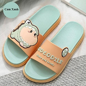 Dép nữ quai ngang hình cá sấu ngộ nghĩnh siêu êm, siêu Kute