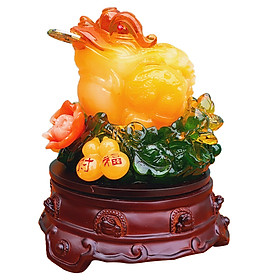 Mua Cóc Ngậm Tiền Vàng Cao 18cm - Vàng