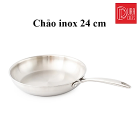 Chảo Inox Nguyên Khối 3 Lớp DuraChefs (24cm)