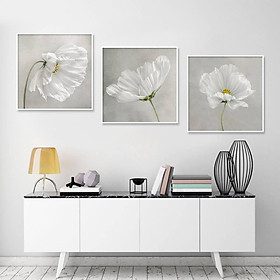 Mua Bộ 3 tranh canvas  Hoa cánh tiên  hiện đại