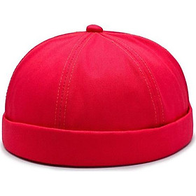 Mũ tròn Miki màu trơn phong cách cổ điển độc đáo – thêu chữ kiểu dáng đơn giản