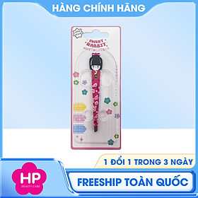 Nhíp Nhổ Lông Mày Thép Không Gỉ Sweet Rabbit Tweezers Geisha Mujaki (Màu Hồng - 1 Cái)