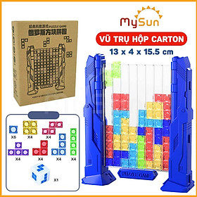 Bộ đồ trò chơi xếp hình TETRIS khối 3D ma thuật thông minh cho bé lắp ghép