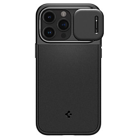 Ốp lưng dành cho iPhone 15 Pro Max Spigen Optik Armor Magfit - Hàng Chính Hãng