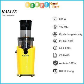 Máy Ép Chậm KALITE KSJ4415 Châu Âu 400ML Công Suất 200W - Hàng Chính Hãng