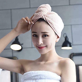 Mua khăn quấn tóc khi tắm  khăn ủ tóc