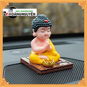 Mua PHẬT A DI ĐÀ GẬT ĐẦU DÙNG NĂNG LƯỢNG MẶT TRỜI PHỤ KIỆN TRANG TRÍ Ô TÔ BÀN THỜ CÚN