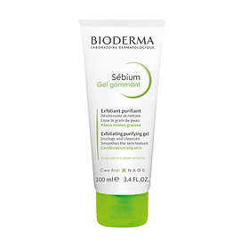 Gel tẩy tế bào chết dành cho da dầu, mụn BIODERMA Sébium Gel Gommant 100ml