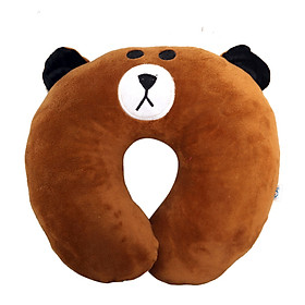 Mua Gối kê cổ chữ U Brown xinh xắn size 30cm