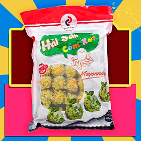 Hải Sản Cốm Xốt Mayonnaise 30 Viên Gói 600gr - Thương hiệu Đen Đỏ