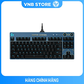 Mua Bàn phím game cơ học Logitech Pro LOL League of Legends - Không phím số  nhỏ gọn  RGB  switch cơ tactile - Hàng chính hãng