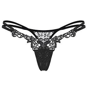 Quần lót lọt khe phối ren hoa thời trang nữ