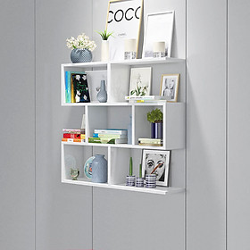 Kệ Sách Gỗ Treo Tường 4 Tầng Đơn Giản Mà Đẹp SIB DECOR (Nhiều màu)