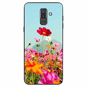Ốp lưng dành cho Samsung J8 2018 mẫu Vườn Hoa Ban Mai