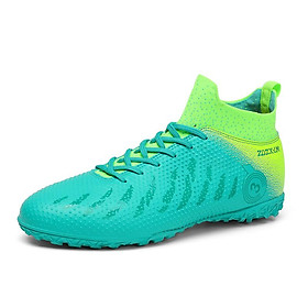 LCRTZKG mens chất lượng cao giày bóng đá mới TF/FG cao hàng chống trượt đào tạo bóng đá khởi động trẻ em ngoài trời bền giày thể thao Chuteira