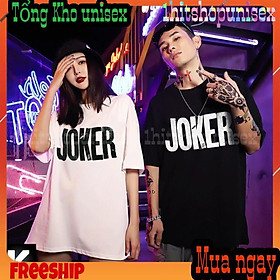 Áo thun J11 JOKER Form rộng UNISEX (2 Màu ĐEN-TRẮNG)