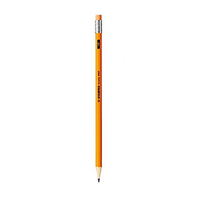 Bút chì gỗ STABILO Swano 4907 HB, có đầu tẩy