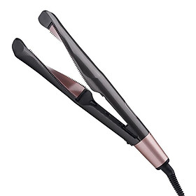 Máy làm tóc xoăn 2in1 có mức chỉnh nhiệt phù hợp với nhiều loại tóc dùng cho gia đình và salon
