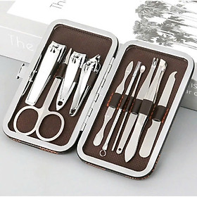 Bộ Bấm Móng 10 Món Kèm Hộp Dễ Thương - Hàng Chính Hãng ( Họa Tiết Ngẫu Nhiên)