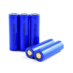 Mua Bộ 5 Pin sạc 18650 LSY công suất thực 2200MAH dùng cho Box sạc  cell laptop  đèn pin  mic...hiệu suất chuyển đổi năng lượng cao (5 viên)