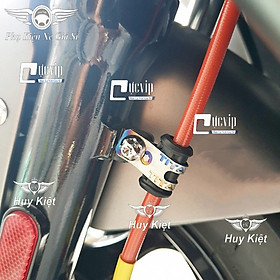 Pát Kẹp Dây Dầu Chất Liệu Titan Trang Trí Xe Máy Cực Đẹp MS5078