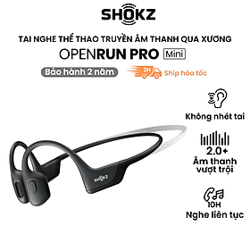 Mua Tai nghe dẫn truyền xương Shokz OpenRun Pro mini S811 Màu Đen - Bảo Hành 2 năm - Hàng Chính Hãng