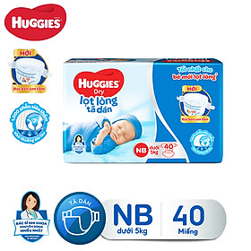Tã dán sơ sinh Huggies Diapers New Born NB40