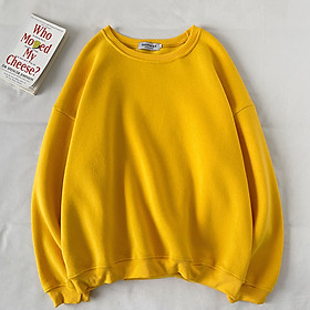 Áo khoác nỉ nam nữ UNISEX cổ tròn tay dài form 70kg TiG004