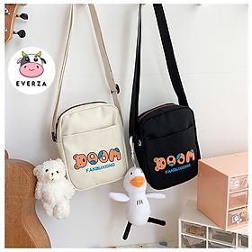Túi Mini Vải Canvas Có Thể Đeo Chéo Hoặc Đeo Vai Đi Chơi Kiểu Dáng Năng Động Phong Cách Thời Trang