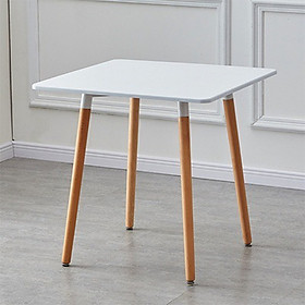 Mua Bàn trà gỗ hình vuông chân tháo rời được 60cm - Bàn coffee đẹp để ban công  Bàn ăn nhỏ căn hộ chung cư