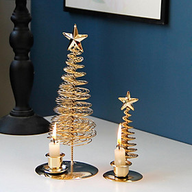 Star Tree Candle Holder with Dual Single Candle Cups