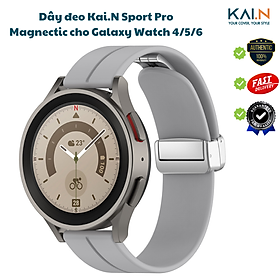 Dây Đeo Thay Thế Silicone Dành Cho Samsung Galaxy Watch 4/ Watch 5/ Watch 5 Pro/ Watch 6, Kai.N Sprot Pro Magnectic_ Hàng Chính Hãng