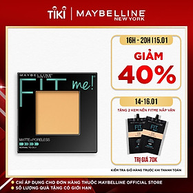 Phấn Phủ Mịn Nhẹ Kiềm Dầu Fit Me Matte Poreless Powder Maybelline New York 8.5g