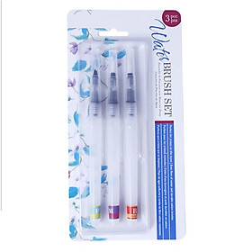 Cọ vẽ màu nước water brush set 3 size F M B