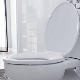 Mua Nắp Bồn Cầu Nhựa Trắng Phù Hợp Với Hầu Hết Bồn Cầu