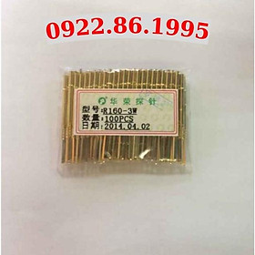 GiáTốt Bộ Kim Thử R160-3W Đầu Dò Huarong Bộ Kim Lò Xo PCB Bộ Kim R160-3W Cao 5.8 1.7 new