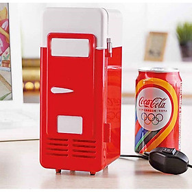 Tủ lạnh nhỏ tự động tiện ích nóng lạnh, có thể làm lạnh đồ uống, mặt nạ, mỹ phẩm dưỡng da,... tích hợp đèn LED