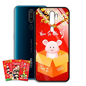 Ốp Lưng Kính Cường Lực cho điện thoại Oppo A9 2020 - 0383 7957 HPNY2020 12 - Tặng kèm bao lì xì Chúc Mừng Năm Mới - Hàng Chính Hãng
