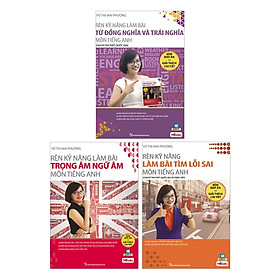 Combo 3 Bộ Sách Tiếng Anh Cô Mai Phương (Tặng Bookmark độc đáo CR)