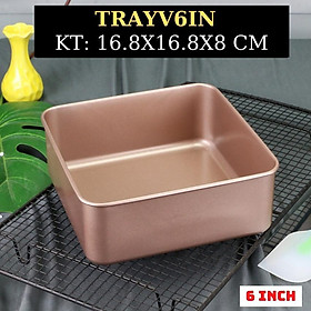 Mua Khay Nướng Bánh Bông Lan Phomai Đài Loan Đáy Liền Cao 8 Cm Chống Dính Cao Cấp