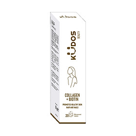 Viên sủi KUDOS Collagen Biotin Hỗ Trợ Đẹp Da, Giúp Tóc